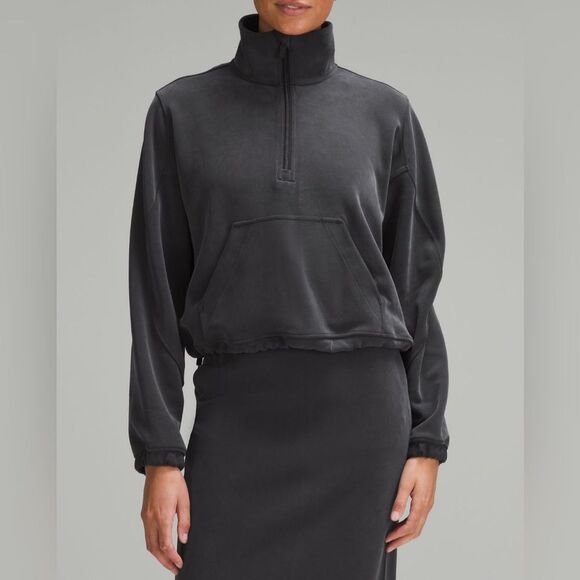 LULULEMON 1/2 Zip Women's Brushed Soft Stream NWOT 10 - Picture 1 of 10